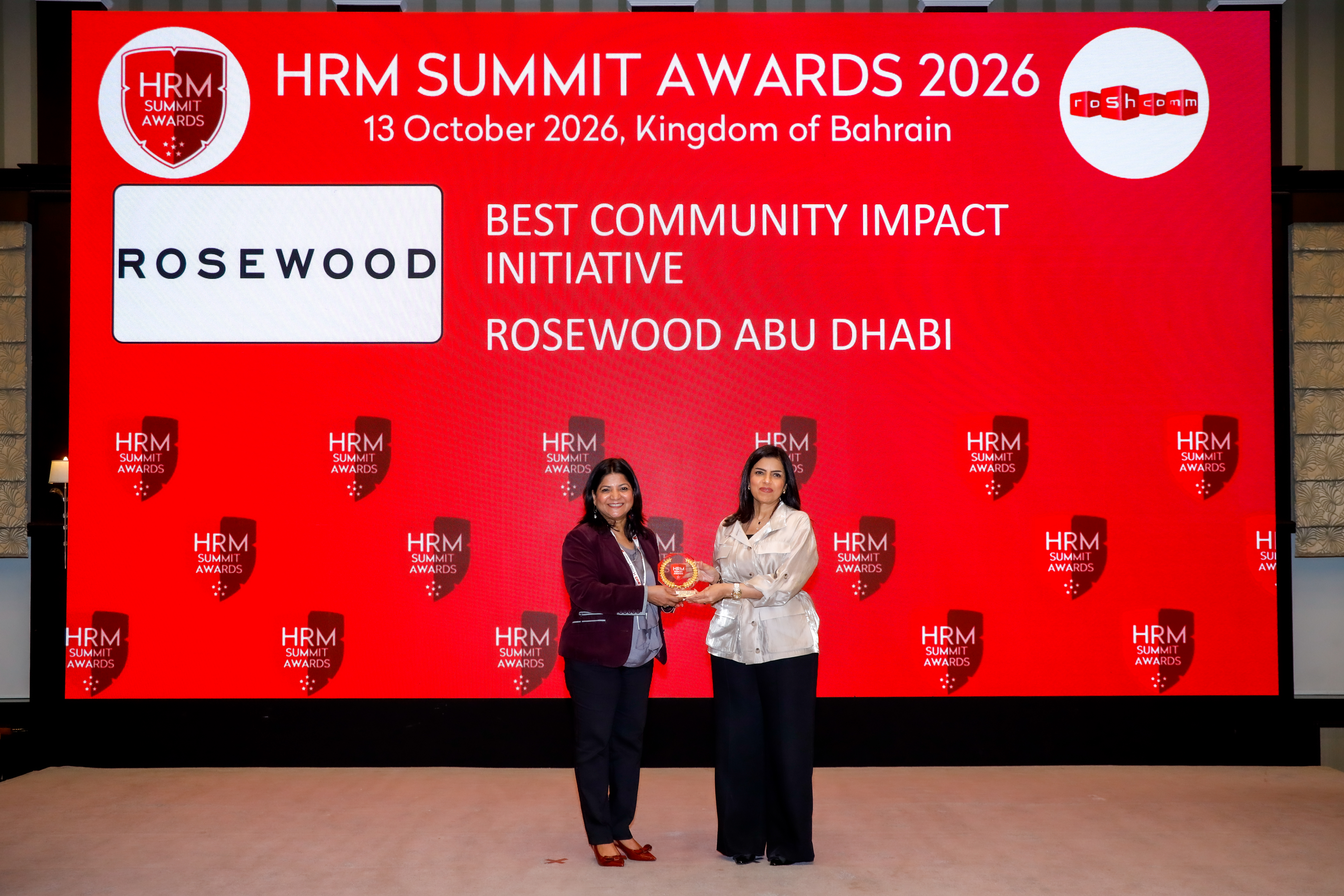 Rosewood Abu Dhabi - Best Community Impact Initiative, HRM Summit Awards 2026