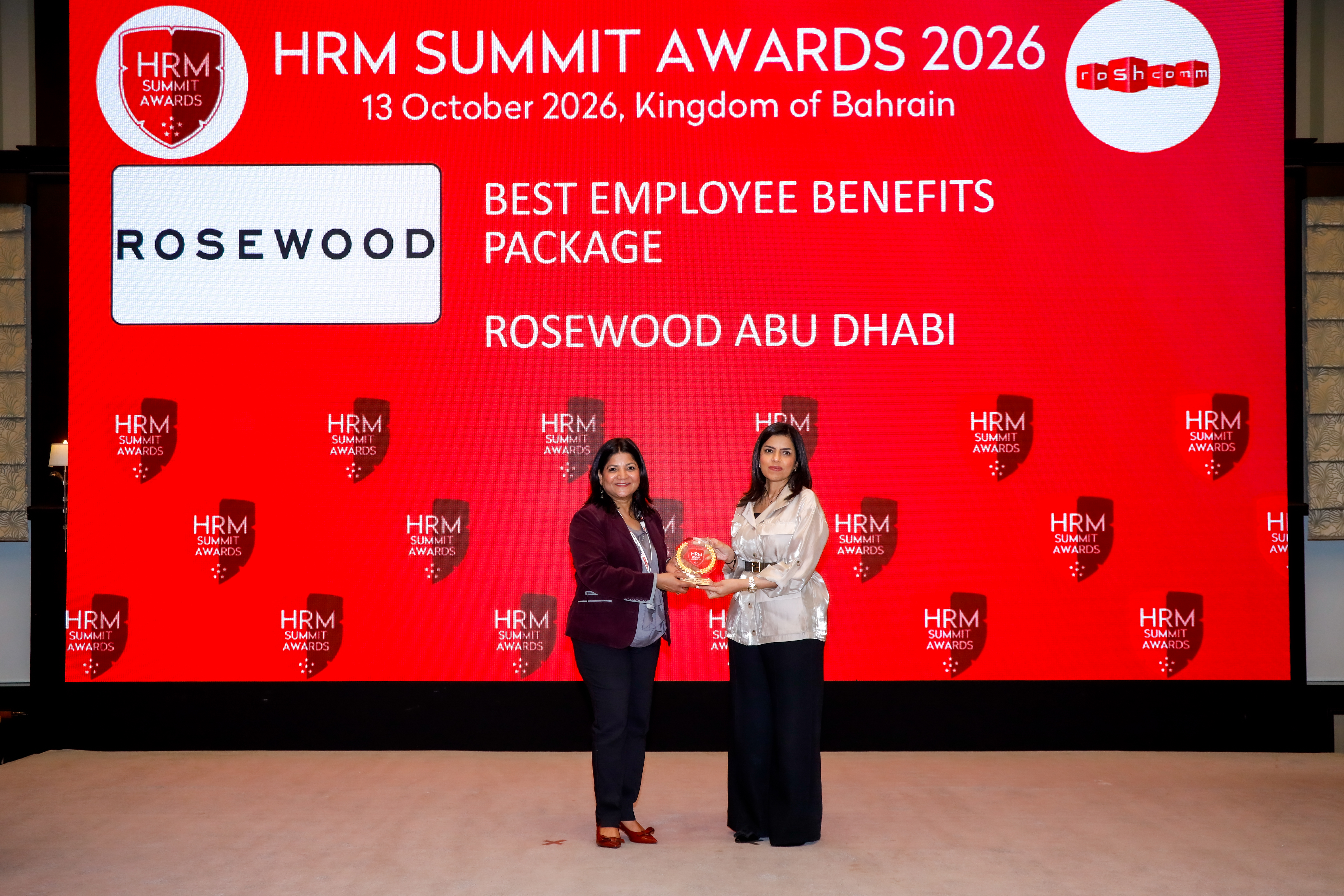 Rosewood Abu Dhabi - Best Employee Benefits Package, HRM Summit Awards 2026