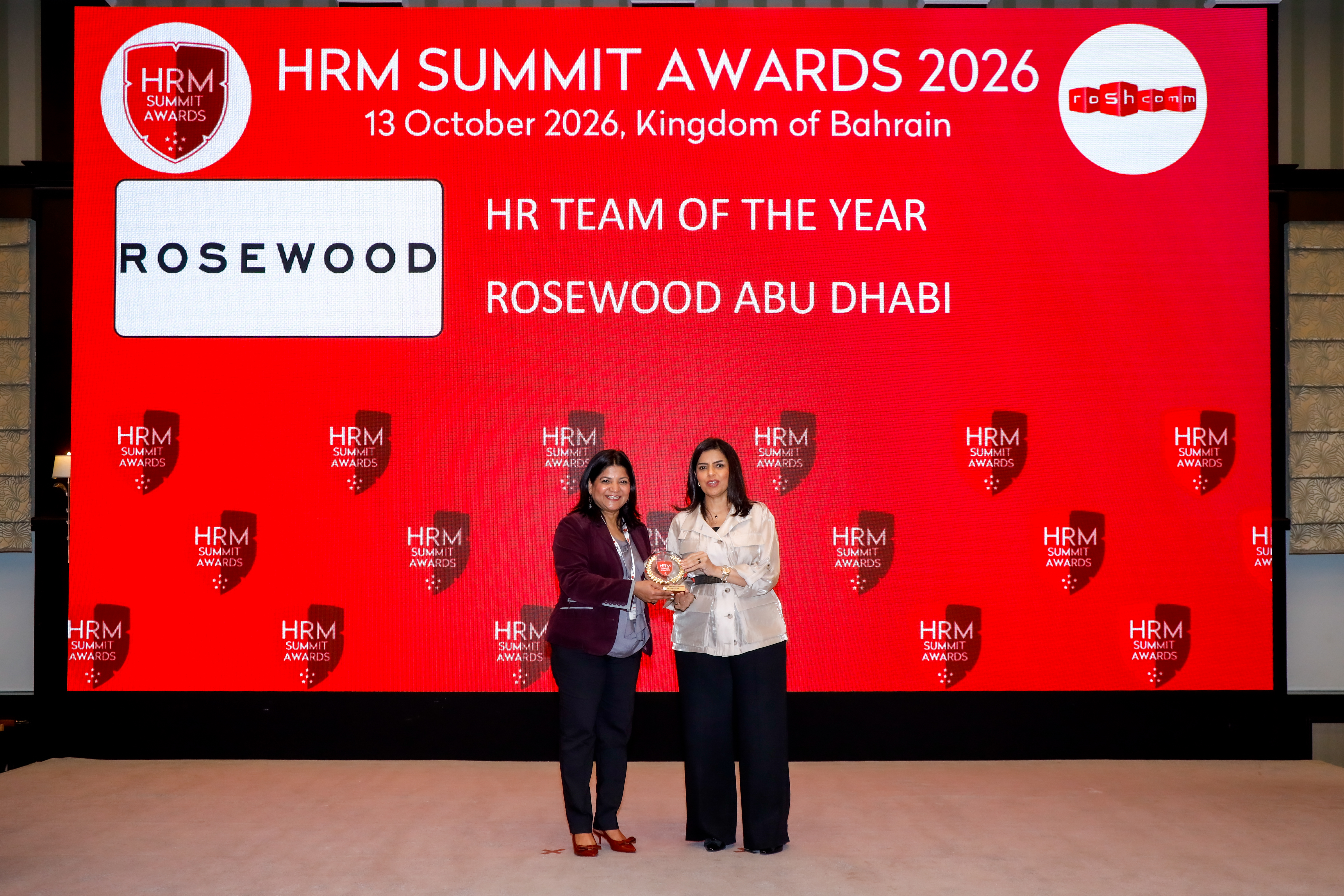 Rosewood Abu Dhabi - HR Team of the Year, HRM Summit Awards 2026