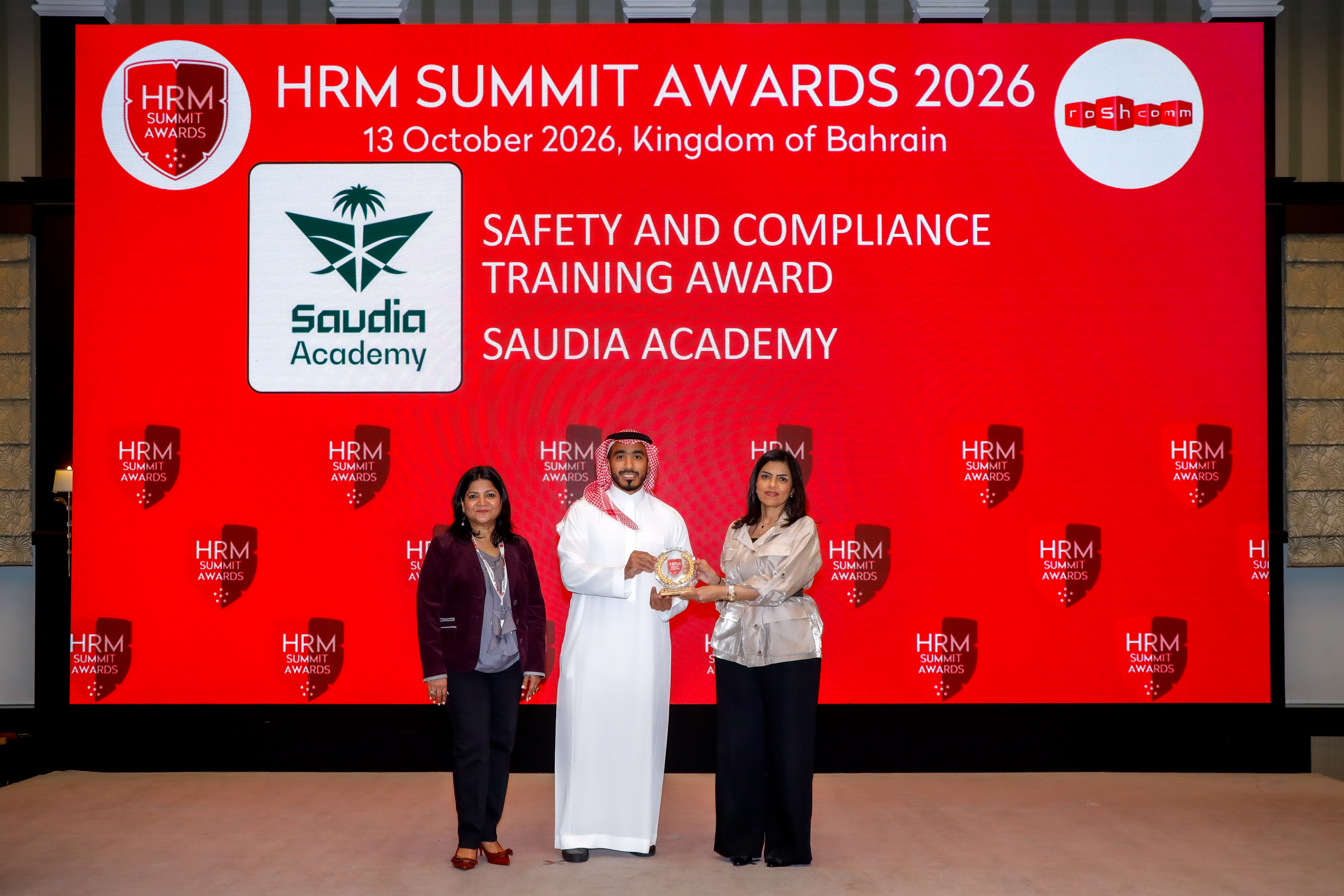 Saudia Academy - Safety and Compliance Training Award, HRM Summit Awards 2026