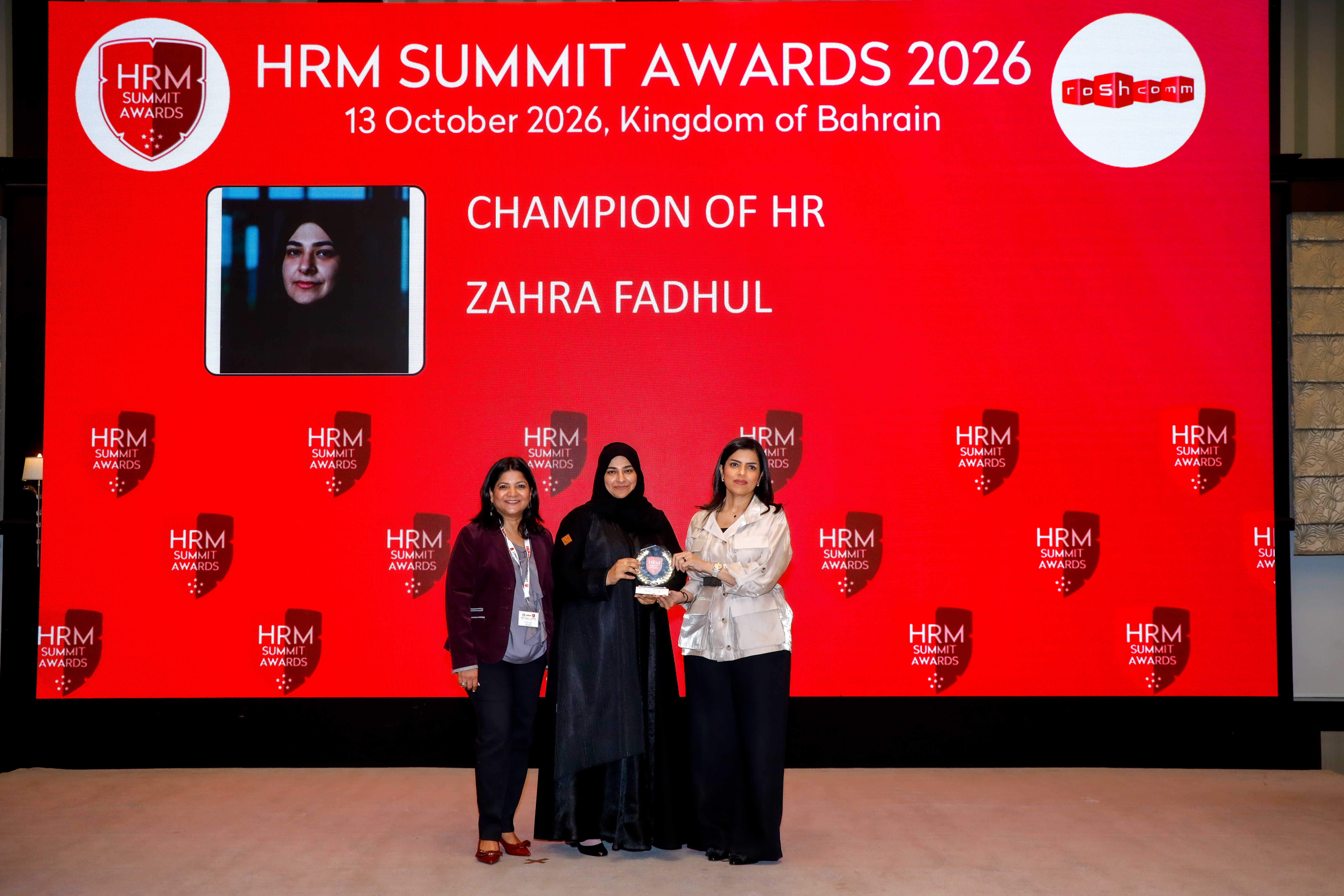 Zahra Fadhul - Champion of HR, HRM Summit Awards 2026